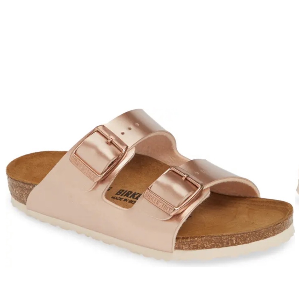 Birkenstock Kids Sandals in Shiny Rose - GUC